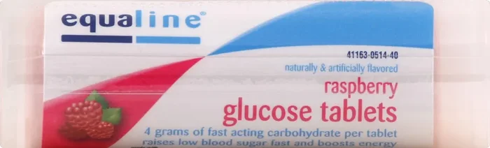 Equaline Raspberry Glucose Tablets
