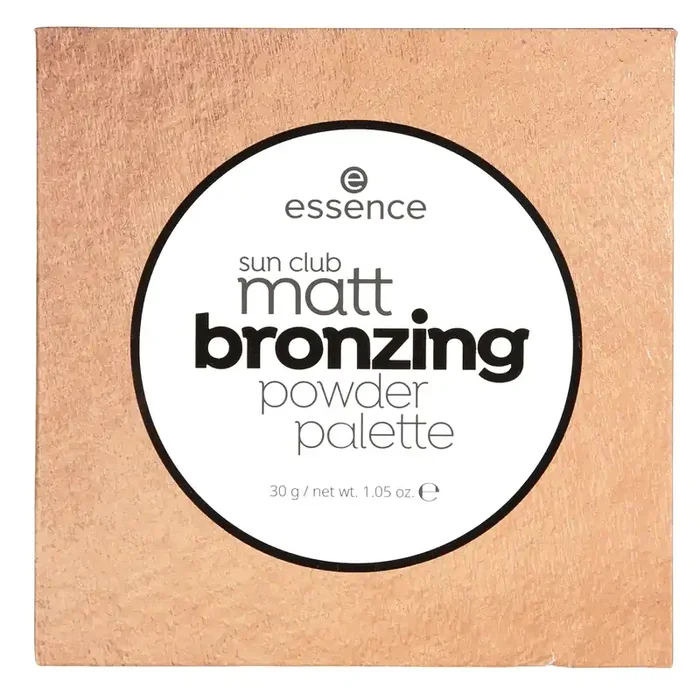 Essence Sun Club Matte Bronzing Powder Palette In Better Than Vacation Tan