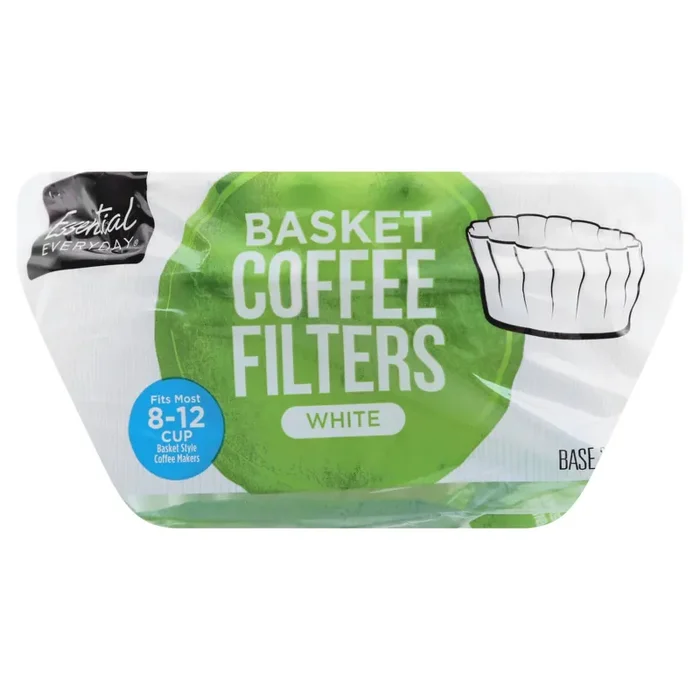 Essential Everyday Basket White Coffee Filter – 100 ct