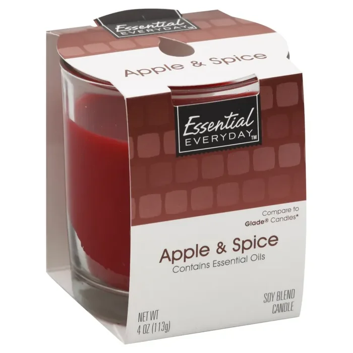 Essential Everyday Candle, Soy Blend, Apple & Spice