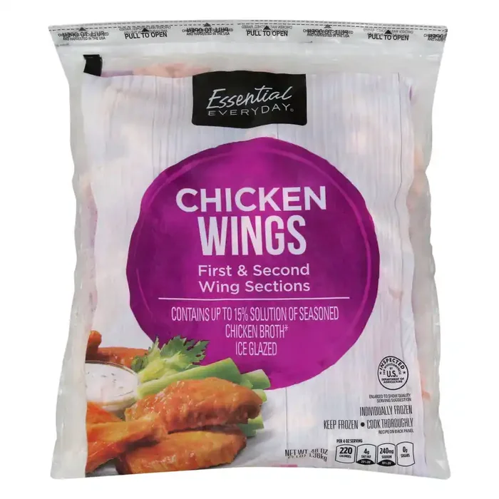 Essential Everyday Chicken, Wings, 48 Ounce