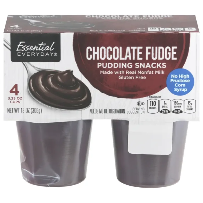 Essential Everyday Chocolate Fudge Ready To Eat Pudding
