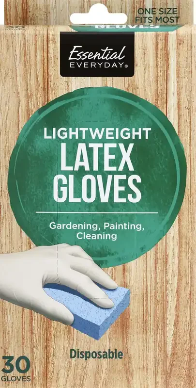 Essential Everyday Disposable Latex Gloves