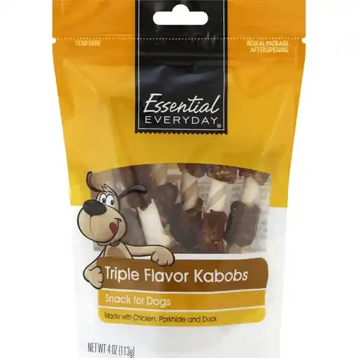 Essential Everyday Ee Dog Kabob Pork/Beef/Chick