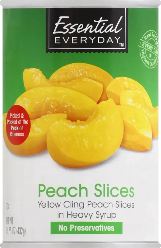 Essential Everyday Eed Peach Slices Yc Hs