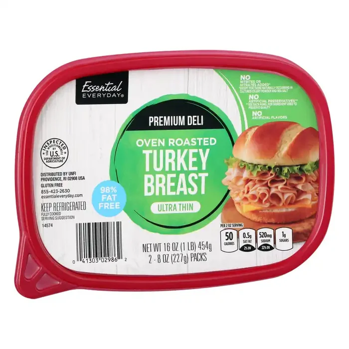 Essential Everyday Family Size Oven Rosted Turkey Tub