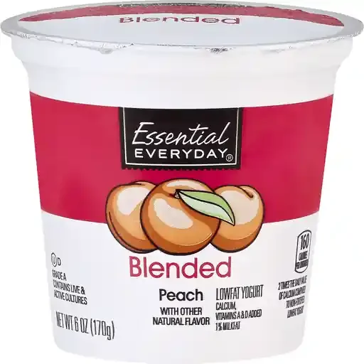 Essential Everyday Fat Free Yogurt Peach