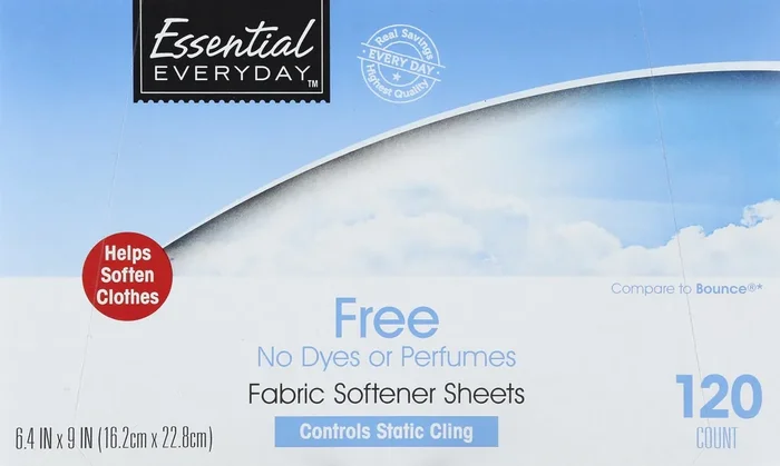 Essential Everyday Free Fabric Softener Sheet