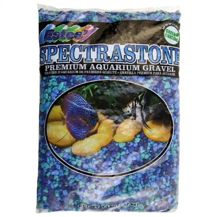 ESTES Spectrastone Aquarium Gravel, Blue Jean, 5lb