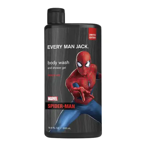 EVERY MAN JACK. Fresh Air Spiderman Body Wash