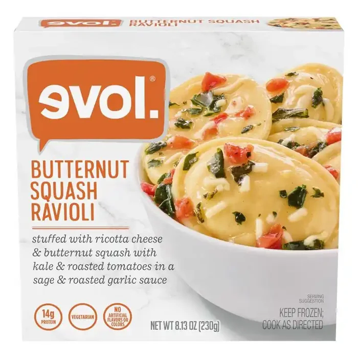Evol Frozen Butternut Squash and Sage Ravioli – 8.13oz