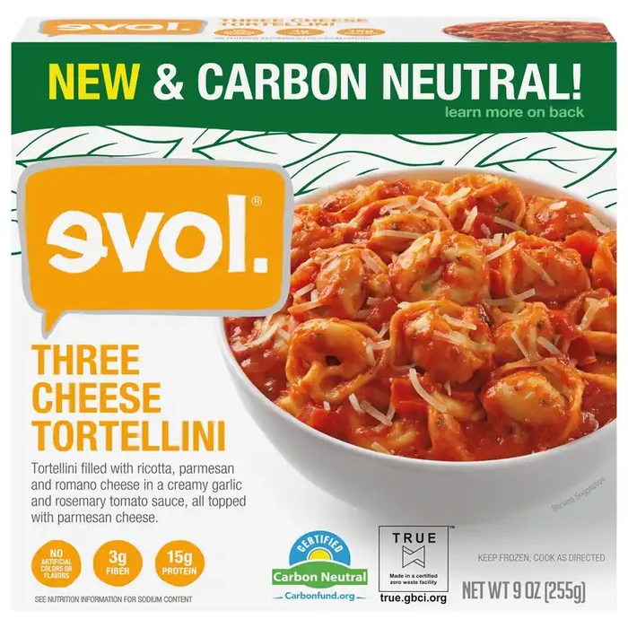 EVOL Three Cheese Tortellini 9 oz