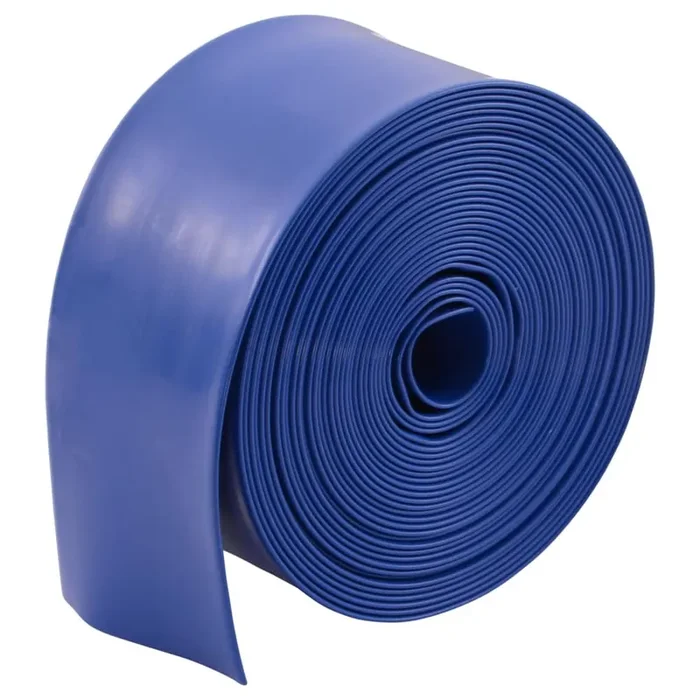 EZ-FLO 2-in ID x 30-ft PVC Blue Flat discharge hose