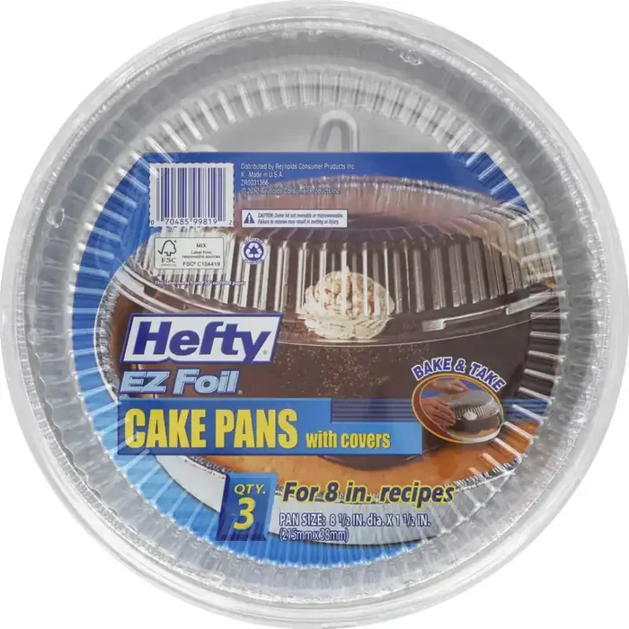 EZ Foil Cake Pans 3 ea