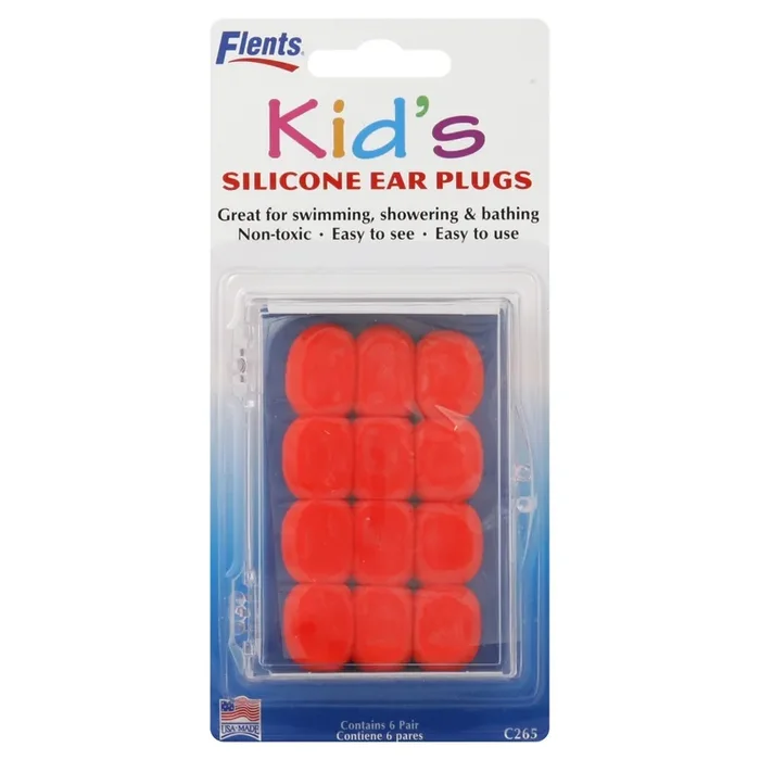 EZY Dose Kids Silicone Seal-Rite Ear Plugs 6 Pair