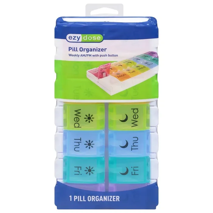 EZY Dose Weekly AM/PM Pill Organizer 1 ea