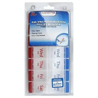 EZY Dose Weekly AM/PM Pill Planner XL 1 ea