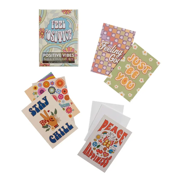 Feel Positive Wall Collage Kit