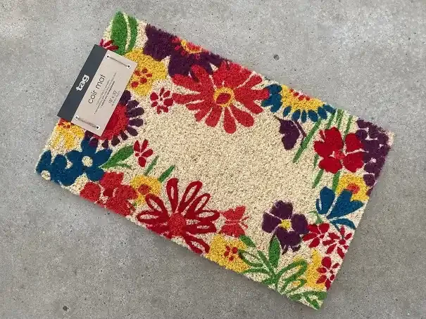 FIELD FLOWERS COIR MAT