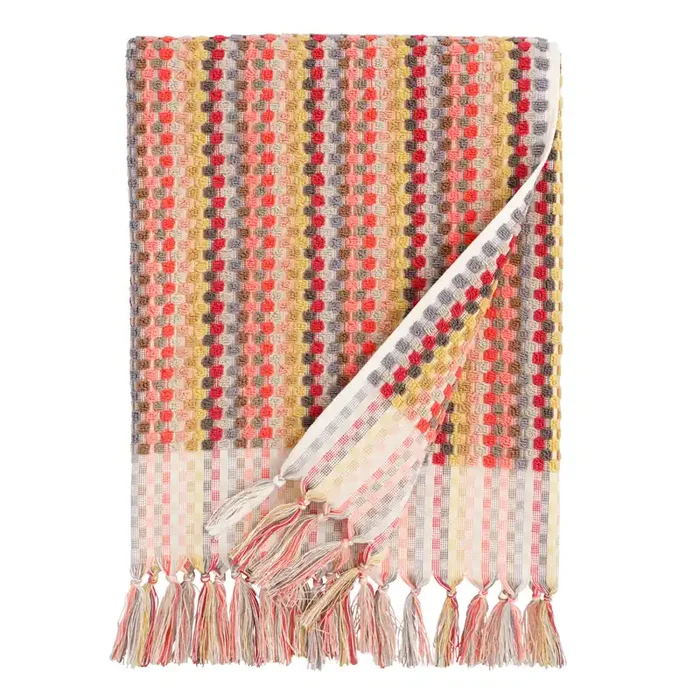 Finlay Multicolor Sculpted Dot Bath Towel