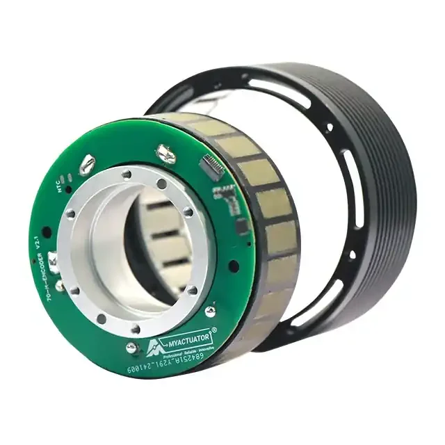 Frameless Torque Motor Outer Rotor FLO-70-15 Equipped with Hall Sensor Incremental Encoder Robot