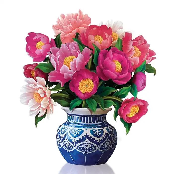 Freshcut Paper Peonies Bouquet