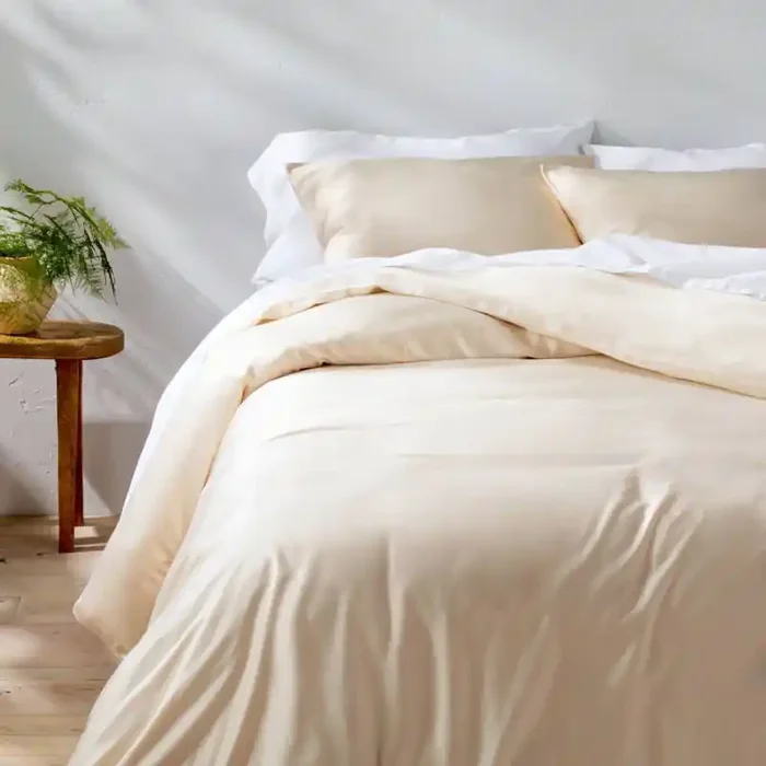 Full/Queen Rayon from Bamboo Duvet Set Natural – Casaluna™