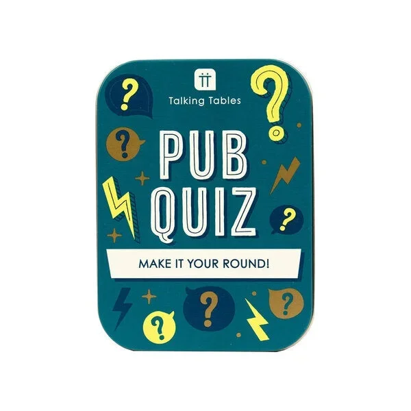 Fun in a Tin Pub Quiz