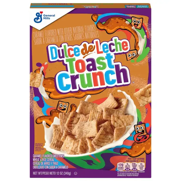 General Mills Dulce de Leche Toast Crunch Breakfast Cereal, 12 oz