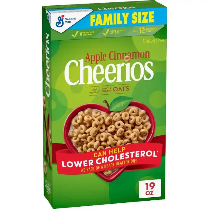General Mills Family Size Apple Cinnamon Cheerios Cereal – 19oz