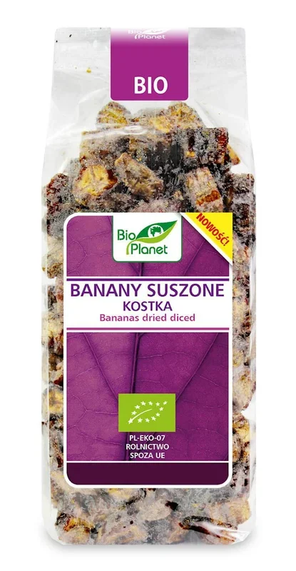 Getrocknete Bananenwürfel BIO 400 g – BIO PLANET