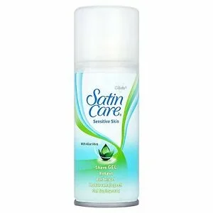 Gillette Satin Care Shave Gel Sensitive Skin 75ml – Case of 6