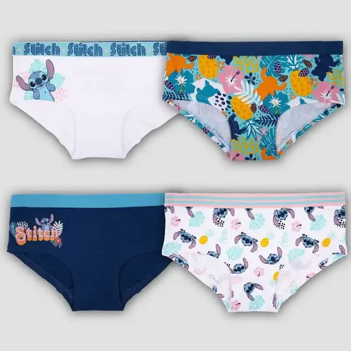 Girls‘ Lilo & Stitch 4pk Underwear – 8