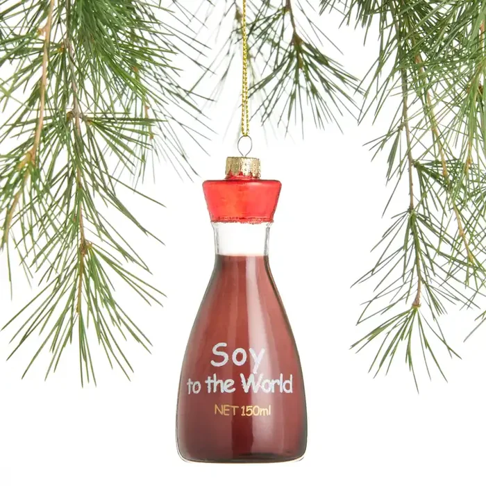 Glass Soy Sauce Ornament