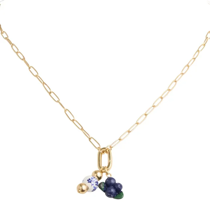 Gold Coastal Charm Interchangeable Pendant Necklace Set