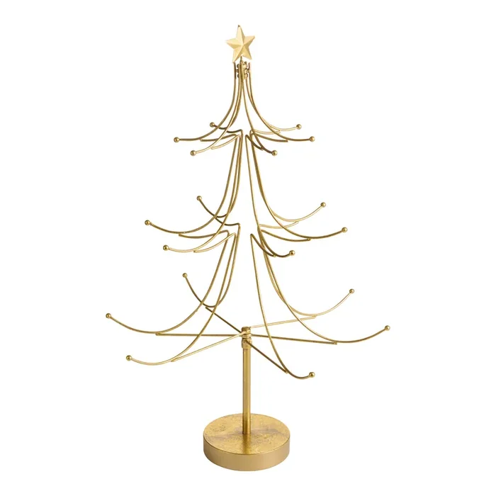 Gold Metal Tabletop Tree Decor