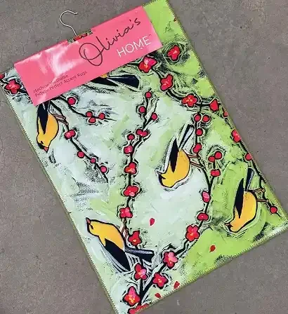GOLDFINCHES DOOR MAT