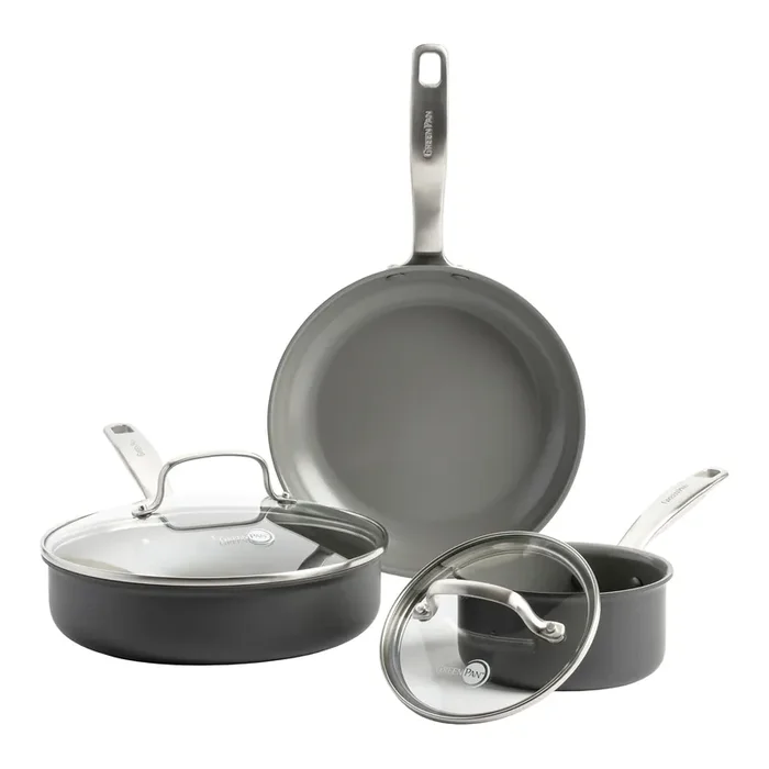 GreenPan Chatham 5 Piece Nonstick Ceramic Cookware Set