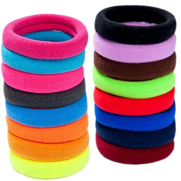 Hair Bands Assorted Colours 40 Pack