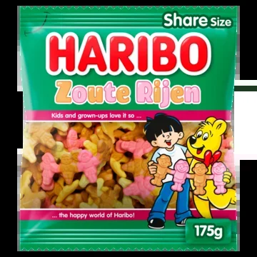 Haribo Salty rows small