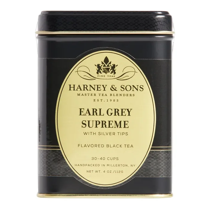 Harney & Sons Earl Grey Supreme Loose Leaf Black Tea Tin