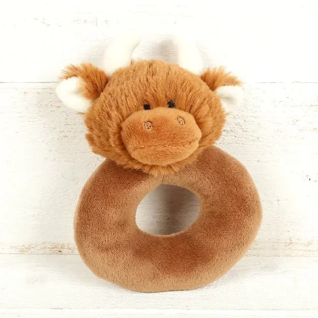 Highland Coo Rattle