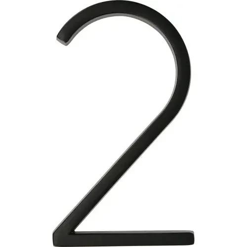Hillman Distinctions Floating Mount House Number 2 Black