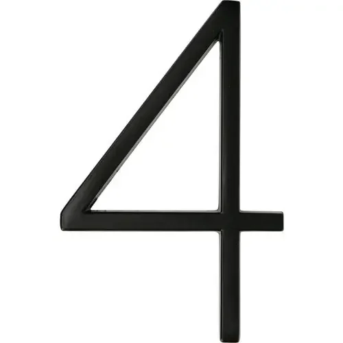 Hillman Distinctions Floating Mount House Number 4 Black
