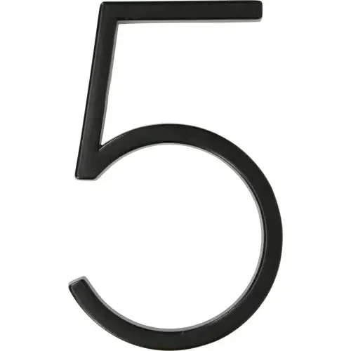 Hillman Distinctions Floating Mount House Number 5 Black