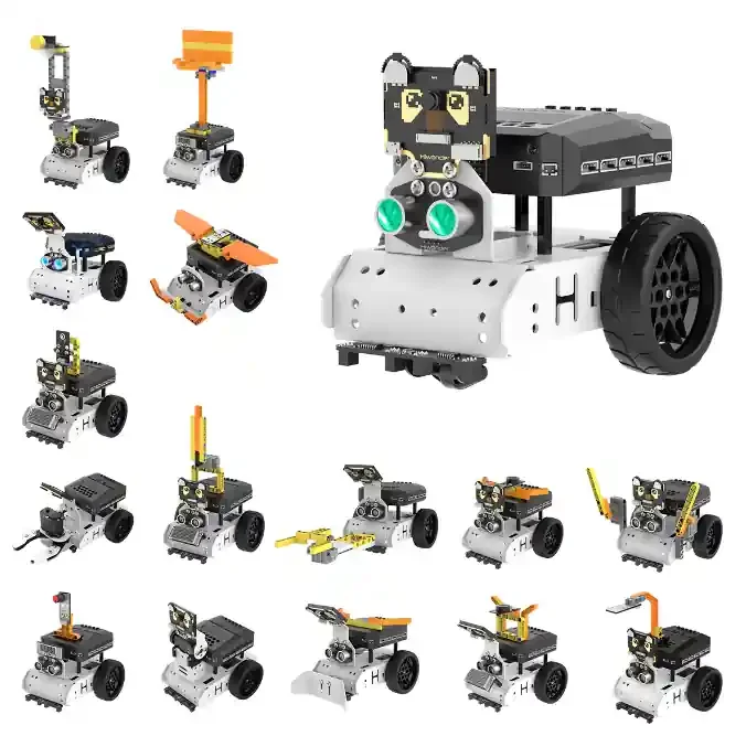 Hiwonder AiNova Pro 16-in-1 Coding Building Robotic Kit Support Scratch and Python for Kids Ages 12+