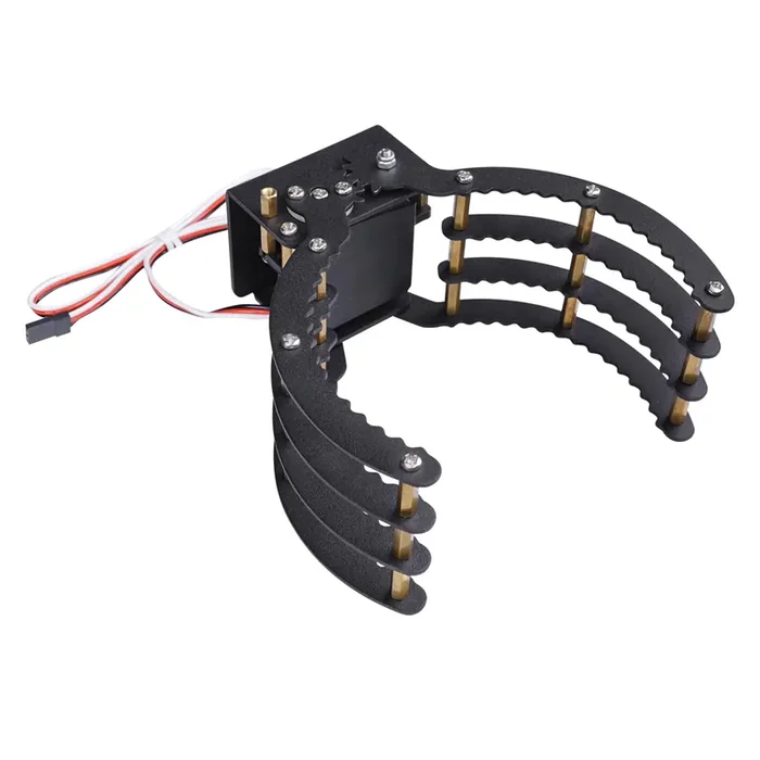 Hiwonder Black Aluminum Alloy Gripper for Robot DIY
