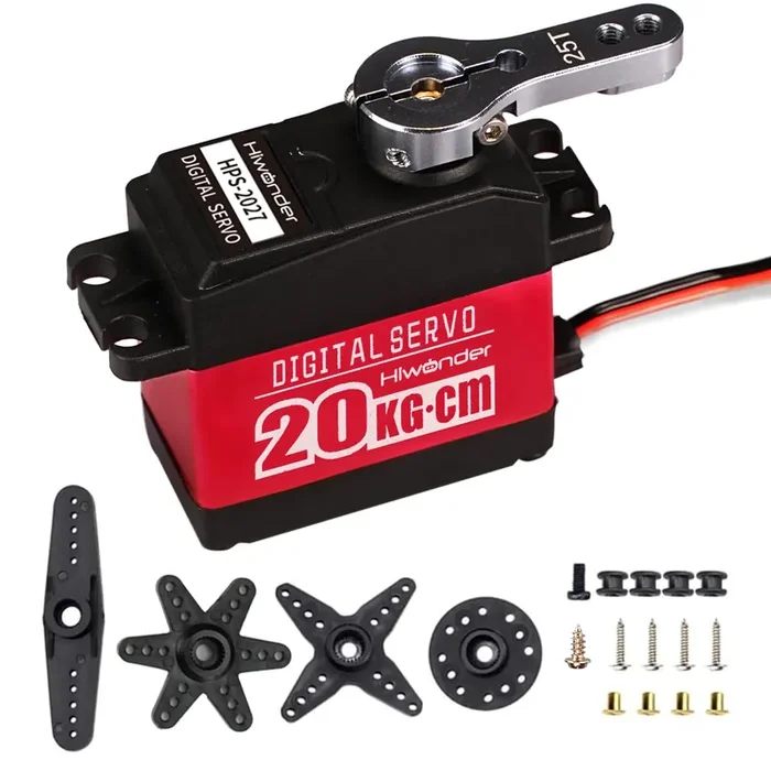 Hiwonder HPS-2027 20KG High Torque Digital Servo Motor Supports Robotic Arm/RC Car/Single Shaft