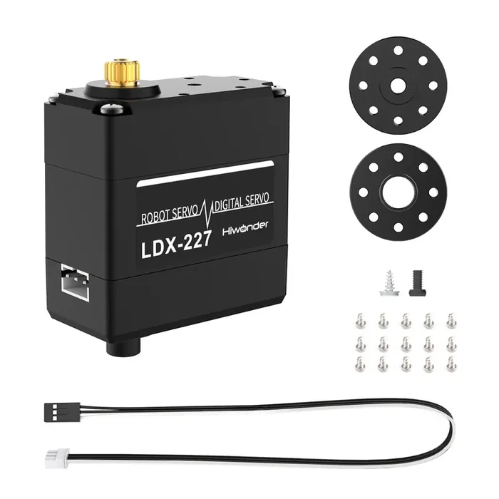 Hiwonder LDX-227 Full Metal Gear Digital Servo with Dual Ball Bearing for Robot (Control Angle 270)