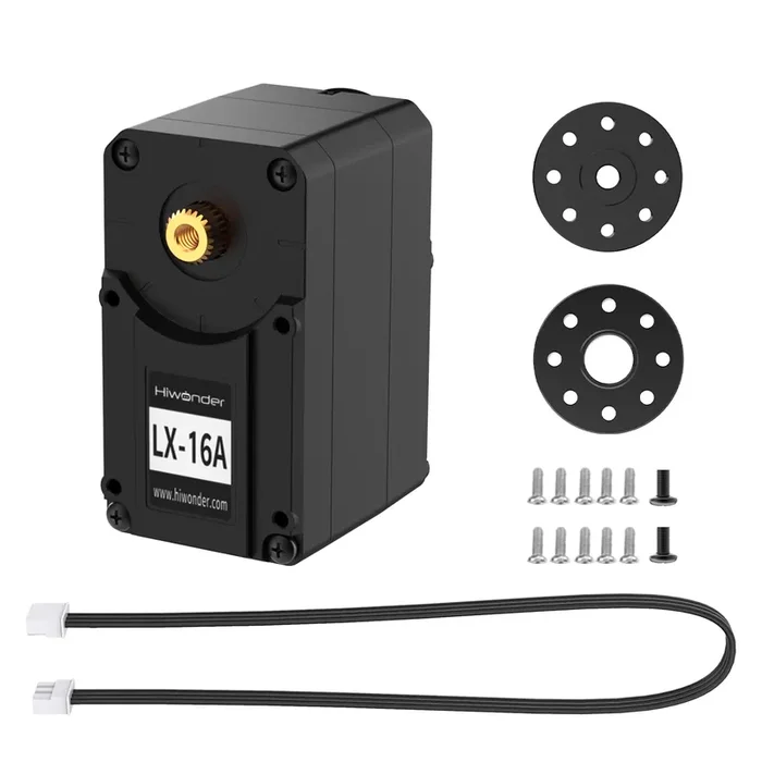Hiwonder LX-16A Full Metal Gear Serial Bus Servo with Real-Time Feedback Function for RC Robot